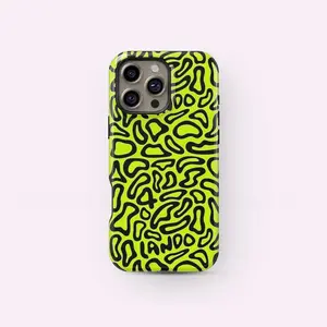 [New Product] Lando Norris 2026 New Pattern Black and Yellow Phone Case: iPhone & Samsung Galaxy. Dual-layer design/multiple protection