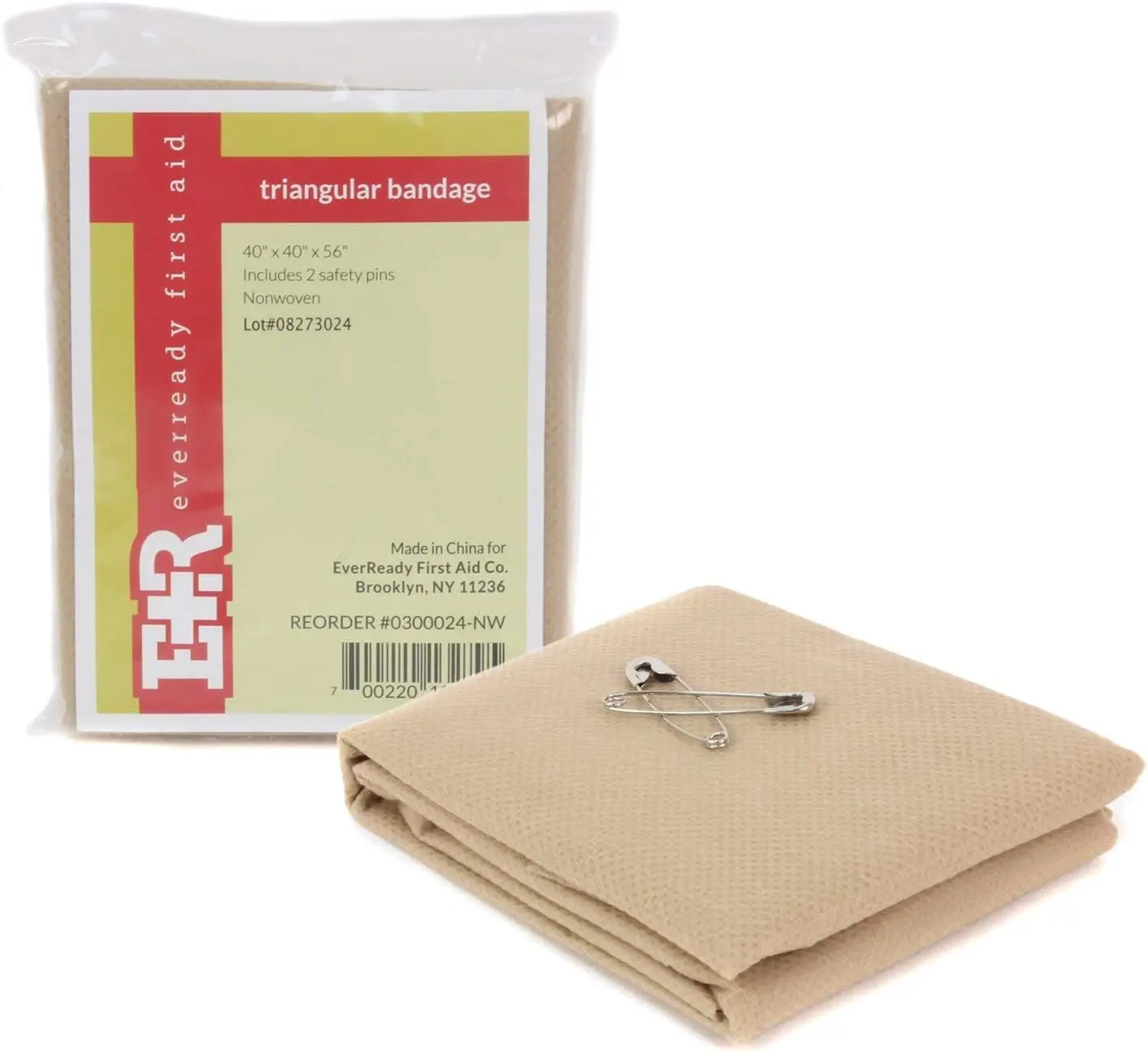 Multi-Purpose Non-Woven Triangular Bandage - 12 Pack