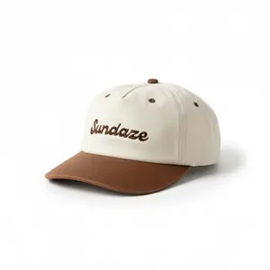 Pacific Cotton Snapback Creme/Brown
