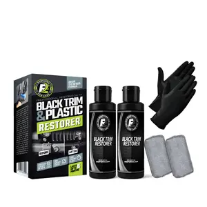 Black Plastic and Trim Restorer Full Kit