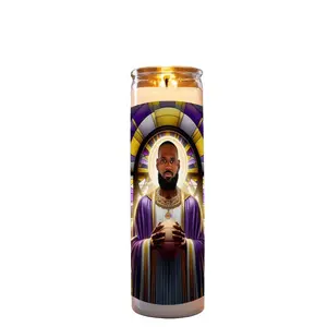 Lebron James Celebrity Prayer Candle Home Decoration