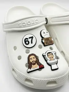 Brainrot Croc Charms Set (4 Pack) – Funny Cartoon Shoe Charms for Kids & Teens