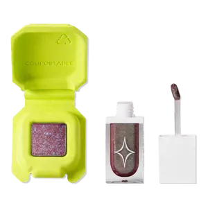 Half Magic Blushing Lizard Duochrome Eye & Glitter Lip Gloss Duo