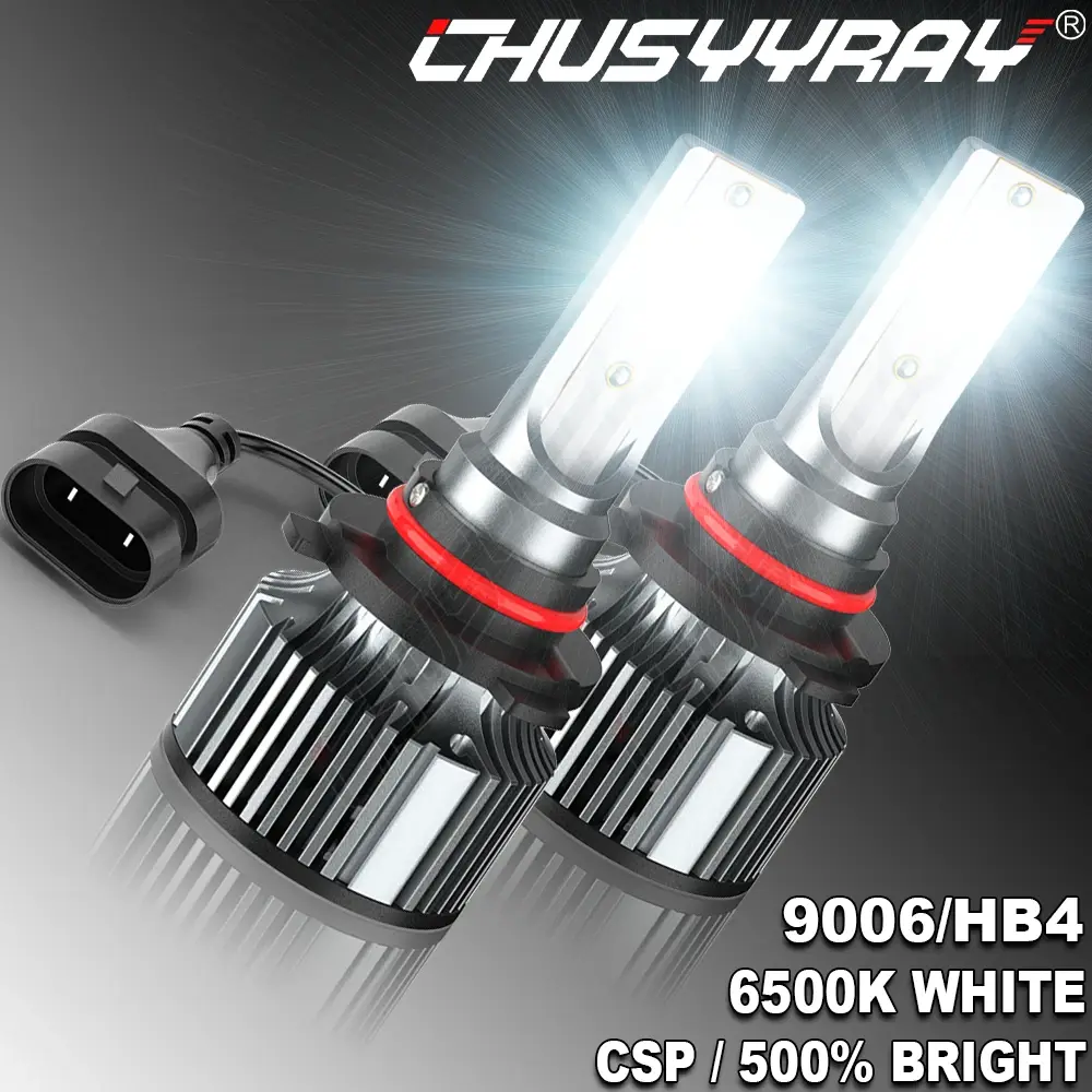 HB4 9006 LED Headlight Bulbs Conversion High Low Beam Bright White 2X