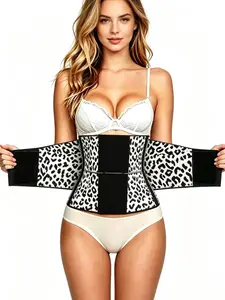 Women's Waist Trainer Belt, Elastic Adjustable Tummy Control Wrap, Sporty Compression Girdle, Shapewear, Comfortable Fit for Daily Use