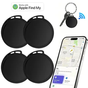 Air Tracker Tag Item Finder, Smart Tracker Tag Item Finder 1/2/4Pack, Compatible with Apple Find My APP (iOS Only),Suitable for Luggage, Bags, Wallets, Backpacks, Keys