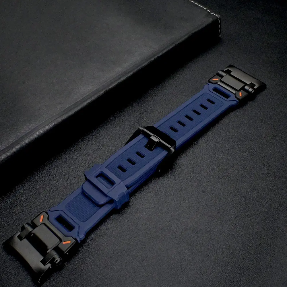 Rubber Watchband For Samsung Galaxy Watch 8 Classic 46mm Luxury Silicone Strap For GALAXY Watch 8 40mm 44mm Sports Men Bracelet Smart Watch Strap Smartwatch Accessories