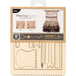 Bucilla ® Weaving Loom All-In-One Kit - Rectangle, 8 piece - 49108