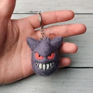 Gengar Needlefelt Keychain