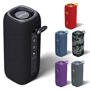 Halo Portable Wireless Bluetooth Speaker by Fuzix – Compact High-Quality Sound, Long Battery Life, TWS Stereo, Micro SD, USB, AUX Audio