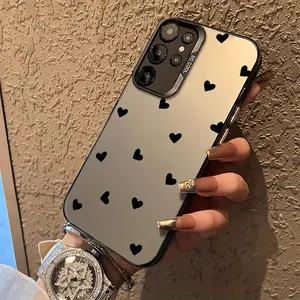 Love Heart Pattern Hard Case For Samsung S25 Ultra S23 FE S22 S24 A55 5G A56 A54 A24 A53 A52S A36 A35 A34 A25 A16 A15 Case Cover