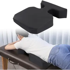 Supportive Breast Pillow for Massage Table, Extra Thick 5" Height Resuable  Massage Bolster Pillow Cushion for  Sleeper, Beauty Salon  Breast Pillow for Sleeping,Black