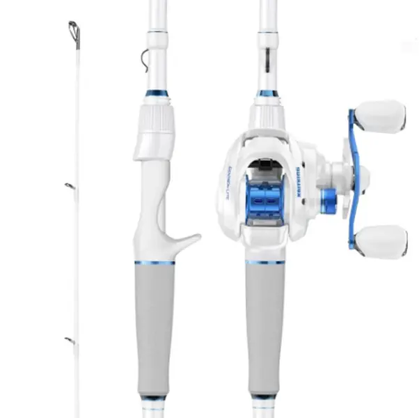 [Back to School]KastKing Centron Lite Casting Rod & Reel Combo,or Sharky III combo, IM6 Graphite 2-Piece Blank, Stainless Steel Guides, EVA Handle, Sensitive Fishing Combo