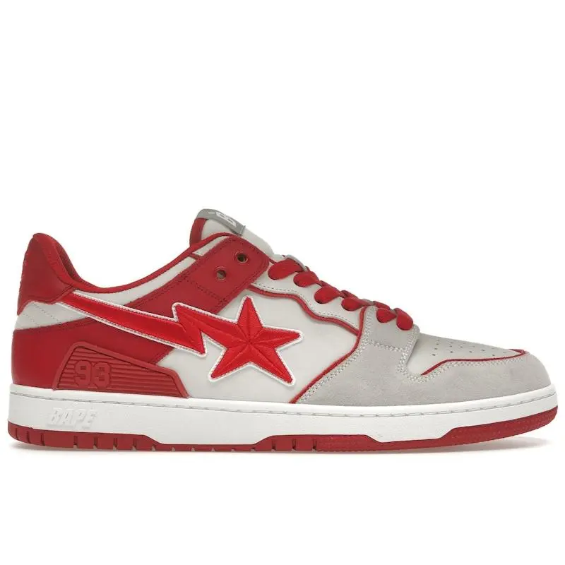 BAPE Men's A Bathing Ape Sk8 Sta #5 Red, from StockX