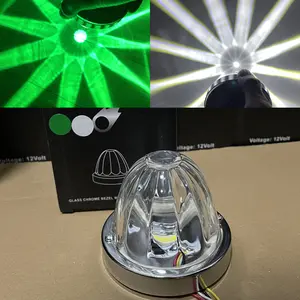 Glass LED Chassis Lights - Universal Side Glow & Turn Signals for Cars & Bikes, Waterproof & Easy Install