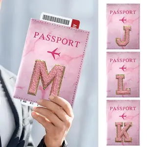 Portable Travel Passport Holder, 1 Count Lightweight Anti-theft Synthetic Document Organizer for Vacations, Foldable & Portable for Daily Commute, Vacation Essentials, Travel Accessories, Passport Cases, Passport Wallet, Passport Case, Passport Cover