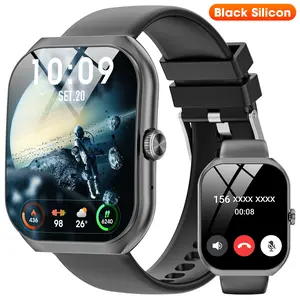 Digital Smart Watch with Call Function, Unisex Fitness Tracker, Supports 100+ Sports Modes, Waterproof Design, Compatible with Android iOS, Durable Gadget Watch