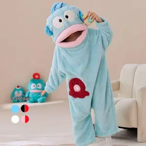 Adult Plush Jumbo One-Piece Pajama Sleepwear Turquoise Blue & Plush Pajamas with Fluffy Hood Thick Warm Winter Nightgown Cozy Lounge Wear for Women Men Hand Washable Ideal Christmas Birthday Gift Coral Plush Material No Belt Loungewear  Womenswear