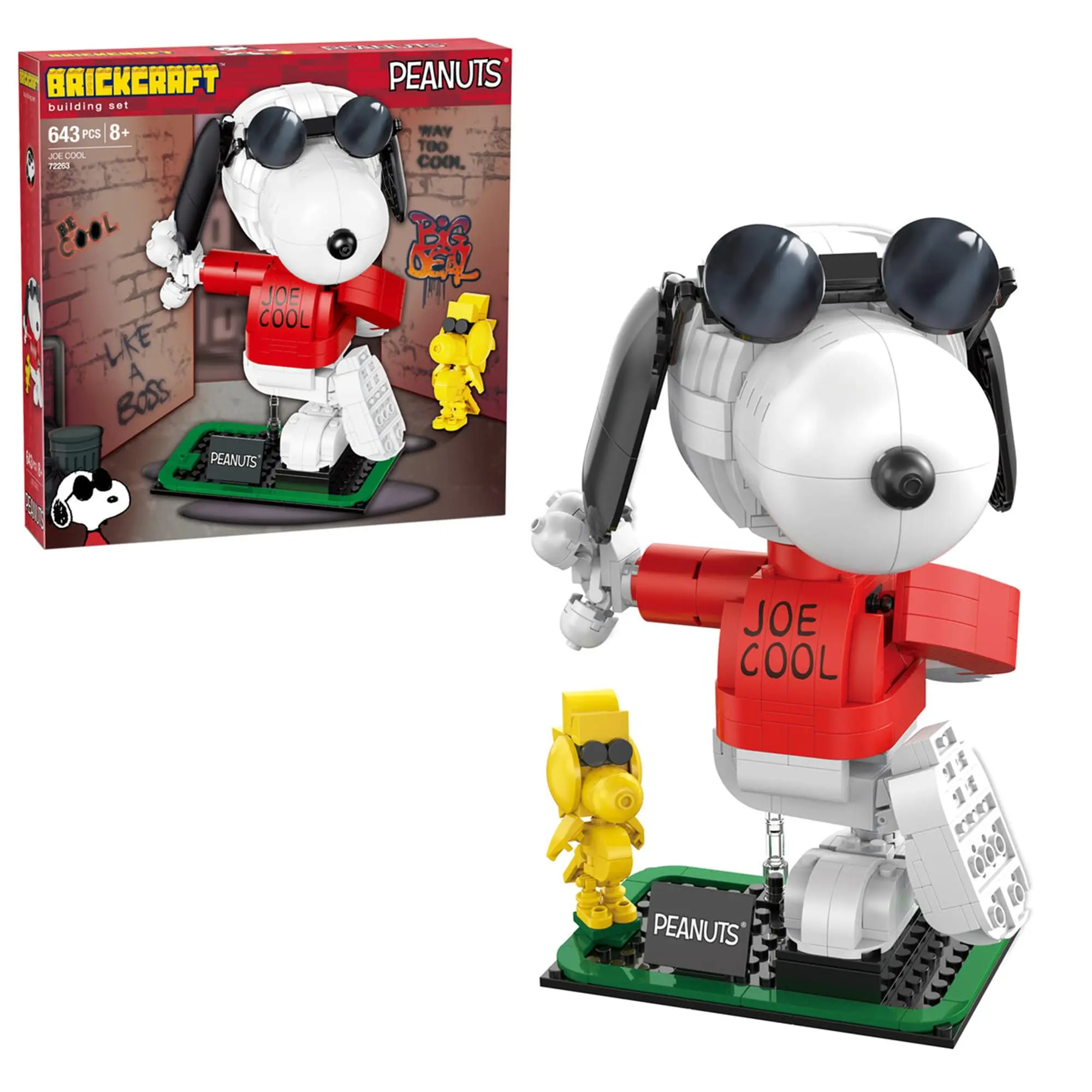Peanuts Joe Cool 642-Piece Building Set