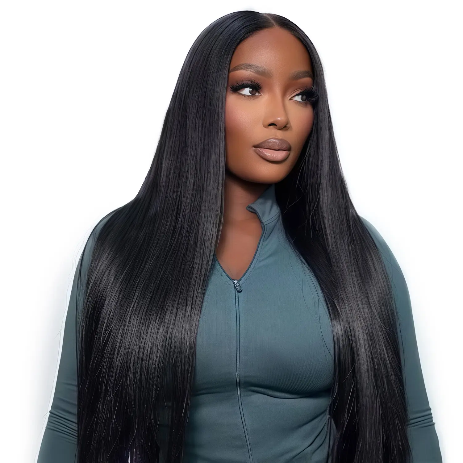 ZLIKE 30 Inch Straight Human Hair Wig | 300% Density Full & Thick |  Luxury Lace Front Wigs | Premium Virgin Human Hair Wigs
