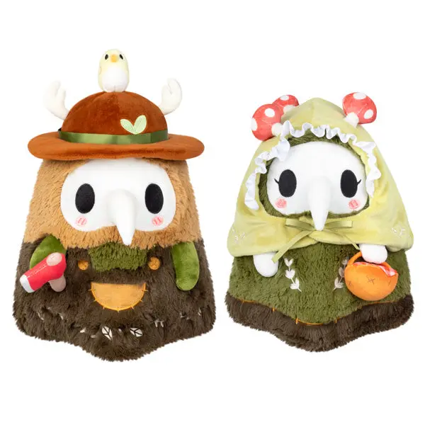 Mini Squishable Woodland Plague Doctor & Nurse Set