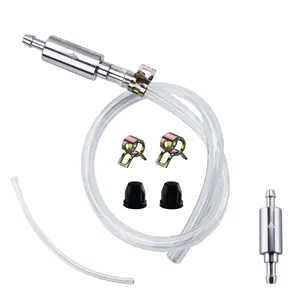 2025 Upgraded Brake Bleeder Hose Kit - One Way Check Valve Tube Bleeding Tool for Car Motorcycle Clutch, Soft Tube with Metal Clips, Universal for Hydraulic Brake System brake fluid bleeder kit caliper bleeder Clamp