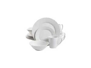 Gibson Overseas Noble Court 16 PC Fine Ceramic Dinnerware Set