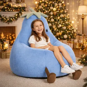 【NEW YEAR DEAL】31" 24'' Bean Bag Chair for Kids, Memory Foam Filled Bean Bag for Teens & Kids, Ultra Soft Fabric Bean Bag Chairs for Playroom, Living Room, Bedroom