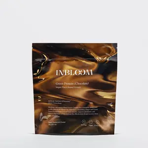 INBLOOM Kate Hudson’s Plant Based Chocolate Protein Powder - Green Protein with Six-Source Plant Protein Blend - Cocoa Bean Flavor - 14 Servings 10.1 oz (Pack of 1)