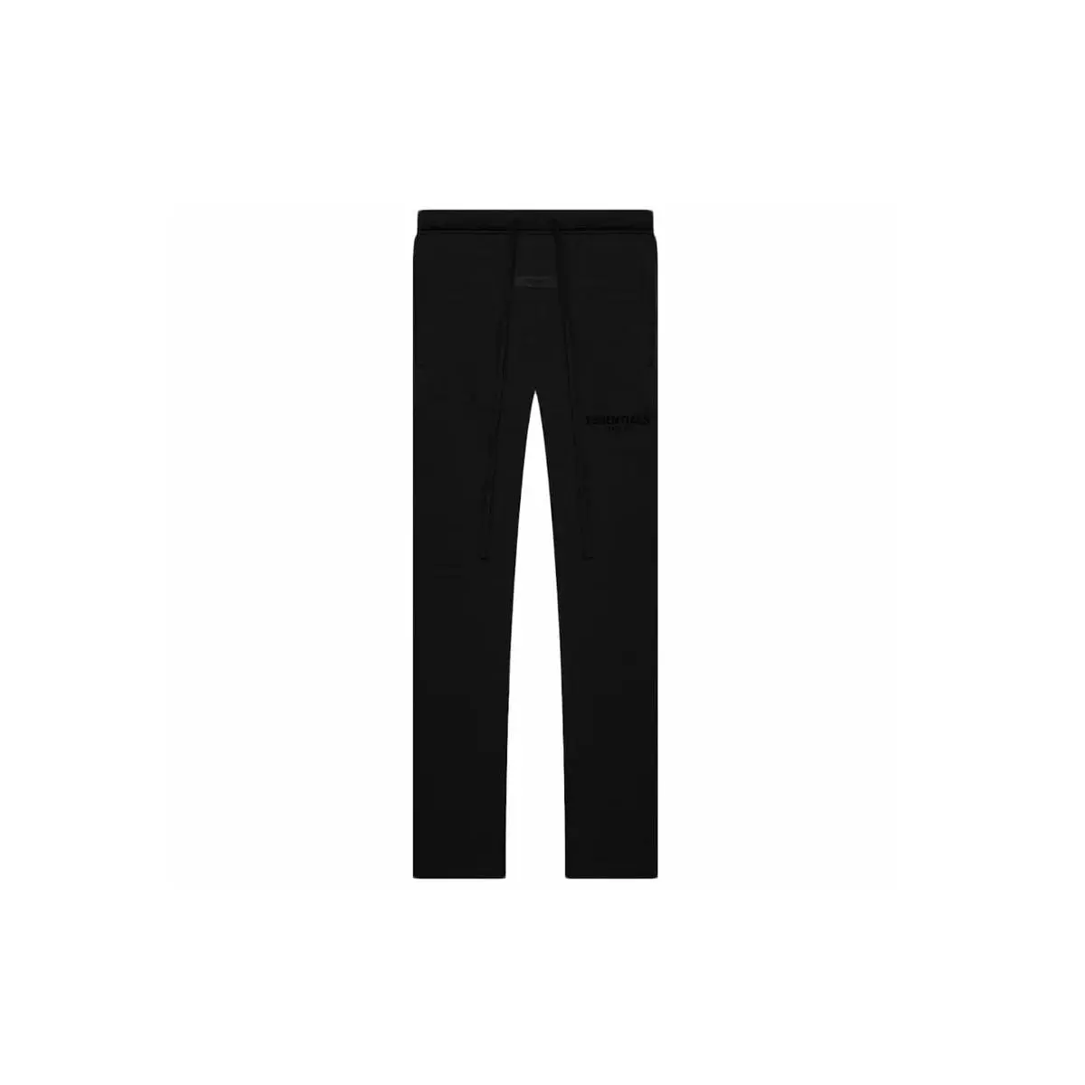 Fear of God Essentials Menswear Uncuffed "Stretch Limo" Black Fleece Pants - Relaxed Fit Baggy Essential Sweatpants, Fashion Brand Clothing