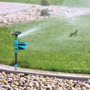 Aqua Joe AJYP101 | YardGuard Motion Sensor Pest Deterrent Sprinkler | 3 Detection Modes | 5,700 Sq. Ft. Max Coverage* | 42 Ft. Max Spray Distance