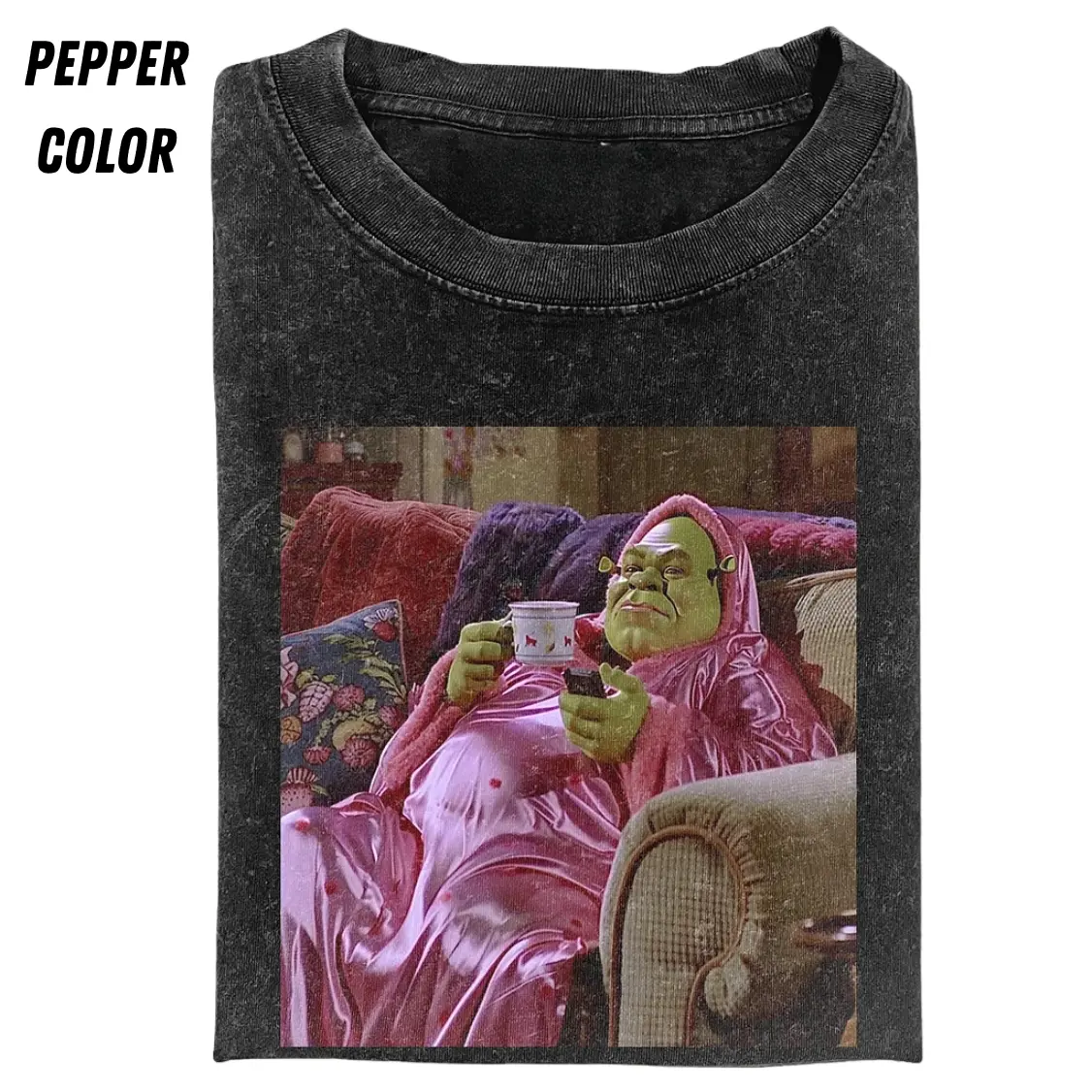Shrek T-Shirt, Funny Meme Graphic Tee, Retro Shrek Movie Fan Shirt, Cute Ogre Swamp Vibes Aesthetic Top, Classic Animation Shirt, Gift for Men, Gift for Women, Crew Neck T-shirt, Trending T-shirt
