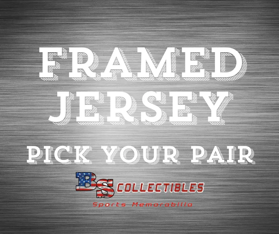 BS Collectibles Factory Sealed Framed Jersey. Pick Your Pair!