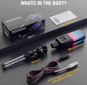 MAOMAO Studio Condenser Mic with RGB | 3.5mm XLR | Perfect for Streaming, Podcast, Gaming & Singing