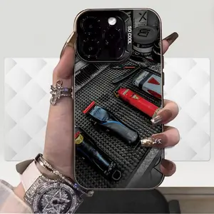 Phone Case: Barber Tool Set, High-End Elegant Yellowing-Resistant and Wear-Resistant Phone Case with UV Printing, for iPhone 17 Series/16/15/14/13/12/11/8P/7P/XS/Pro Max/Plus/Pro/SE/XR/XS Max/Mini. Easter, Presidents' Day, Back-to-School Season