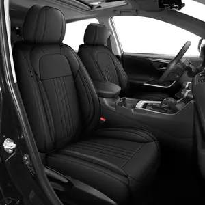 Custom Fit Leather Seat Covers for Toyota Corolla Cross (2022-2026), 2/5 Seats, Waterproof, Clean Lines, Easy Installation, Easy to Clean, Stylish Spill Guard - Wear Protection