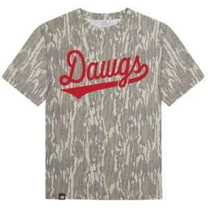 Funny Red Dawgs Bottomland Mossy Oak Camo Tee, Vintage Hunting Camouflage Shirt Men Women, Unisex Streetwear Outdoor Camo T-Shirt, Oversized Cotton Tactical Style Top