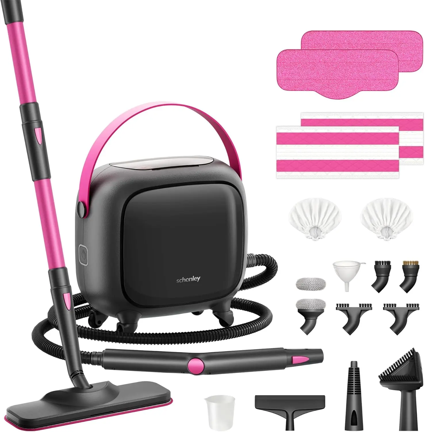 Schenley 21-in-1 High-Pressure Heavy-Duty Steam Cleaner, Fast Heat-Up, Large Water Tank, Portable Multi-Purpose Steamer for Floors, Tiles, Cars