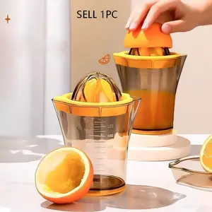 Manual Juice Press, Lemon Squeezer, Manual Citrus Juicer, Easy Juicer with Large and Small Heads, Kitchen Essential for Lemons and Oranges