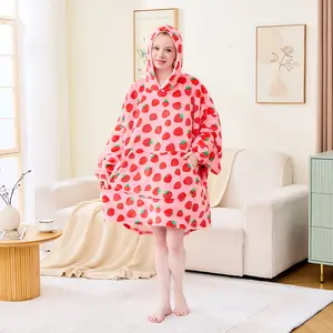 Womens Pajamas Warm Fleece Blanket Hoodies Pullover Loose Loungewear Sherpa Sleepwear Winter Clothes Warm Soft Thick Cozy Winter Gift Ideas for Wife, Sister, Silbings, Grandmother, Mother