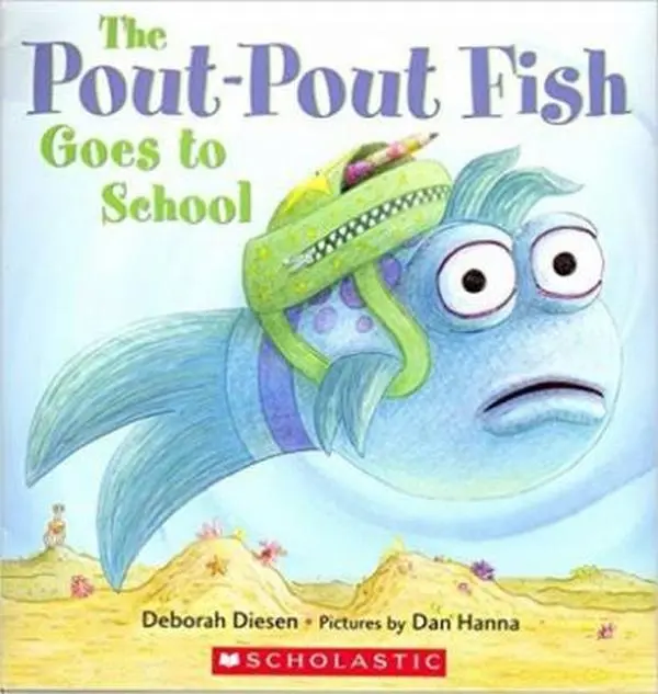 USED Book - The Pout- Pout Fish Goes to School by Deborah Diesen (Paperback)