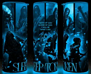 Glow in the Dark Sleep Token - Vessel - Even in Arcadia Rock Band Cup Mug Tumbler 20oz Drinkware Stainless Steel Insulated  Reusable Portable Beverage Flasks