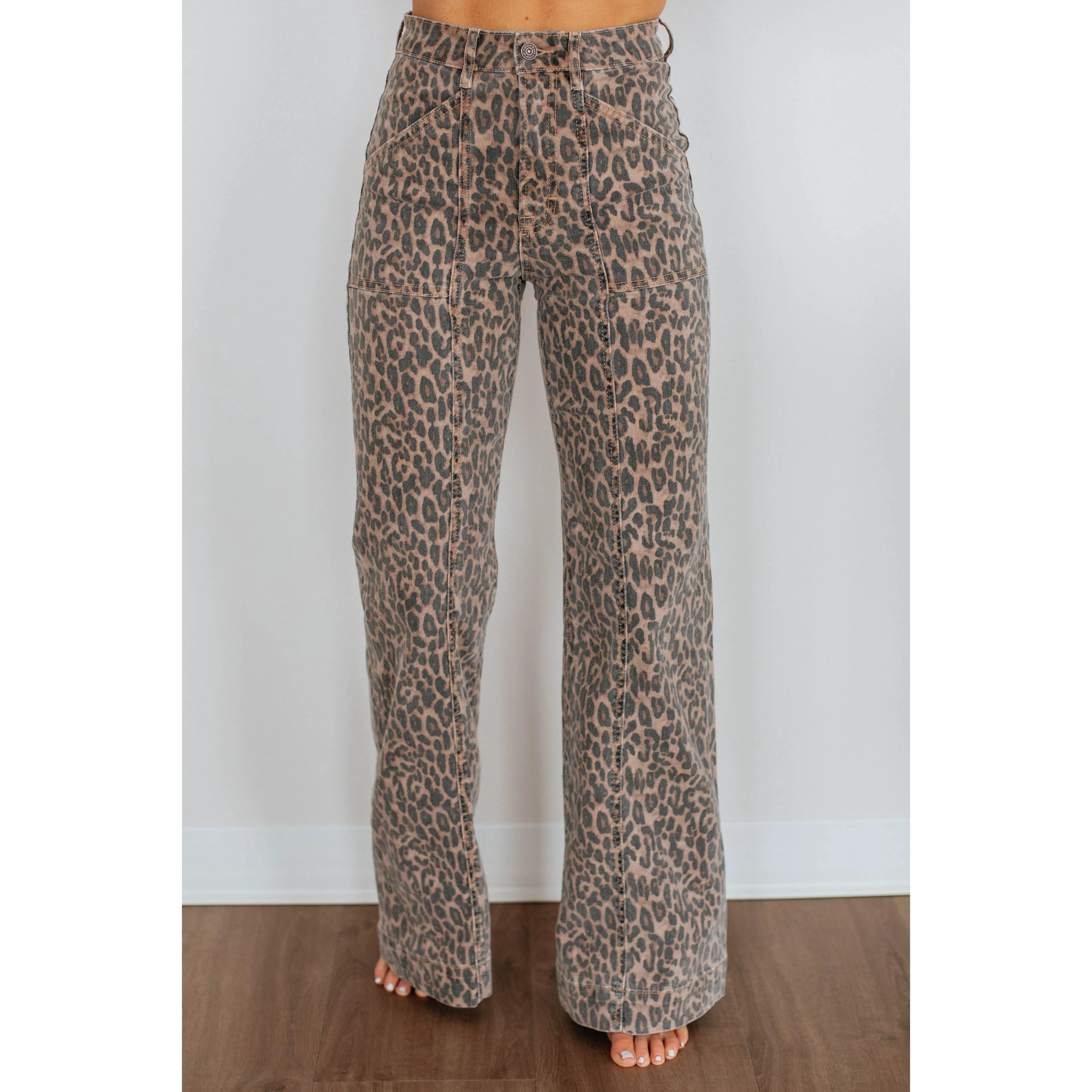 Happi Hidden Jeans - Cheetah