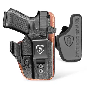 WARRIORLAND IWB Hybrid Holster Fit Glock 17/19/21/22/23/26/34 Gen 3-5,Glock 17/19/34 Gen 4-5 MOS,Glock 19X/44/45,Glock 31/32/33 Gen 3-4,Glock 26/45/47 Gen 5 MOS，PSA Dagger Compact 9mm,Ruger RXM,Shadow Systems MR920，Not fit light, Right Hand