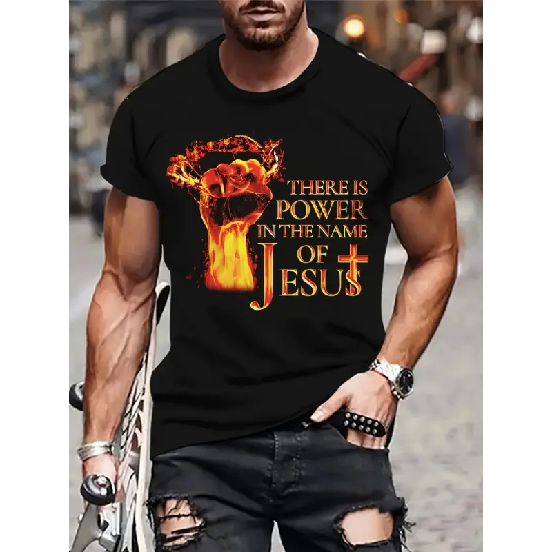 Men's Ultra-Combed Cotton Graphic Tee in a Casual Boxy Fit, USA-Made Lightweight Breathable Fabric for Summer & All-Season Wear
