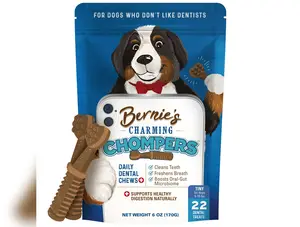 Bernie's Charming Chompers (Large Dogs, 24 Ct, 3-Pack)