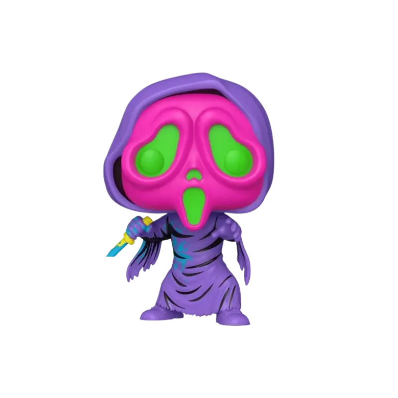 Funko Pop! Scream – Ghost Face (Black Light) #1607 (Entertainment Earth Exclusive)