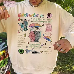 Stylish LGBTQ Heartstopper Season 2 Shirt Collection featuring Nick and Charlie Sweatshirt