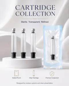 5/10 Pack 3mL Sterile Glass Vials for Reusable Pepper Pens- individually wrapped