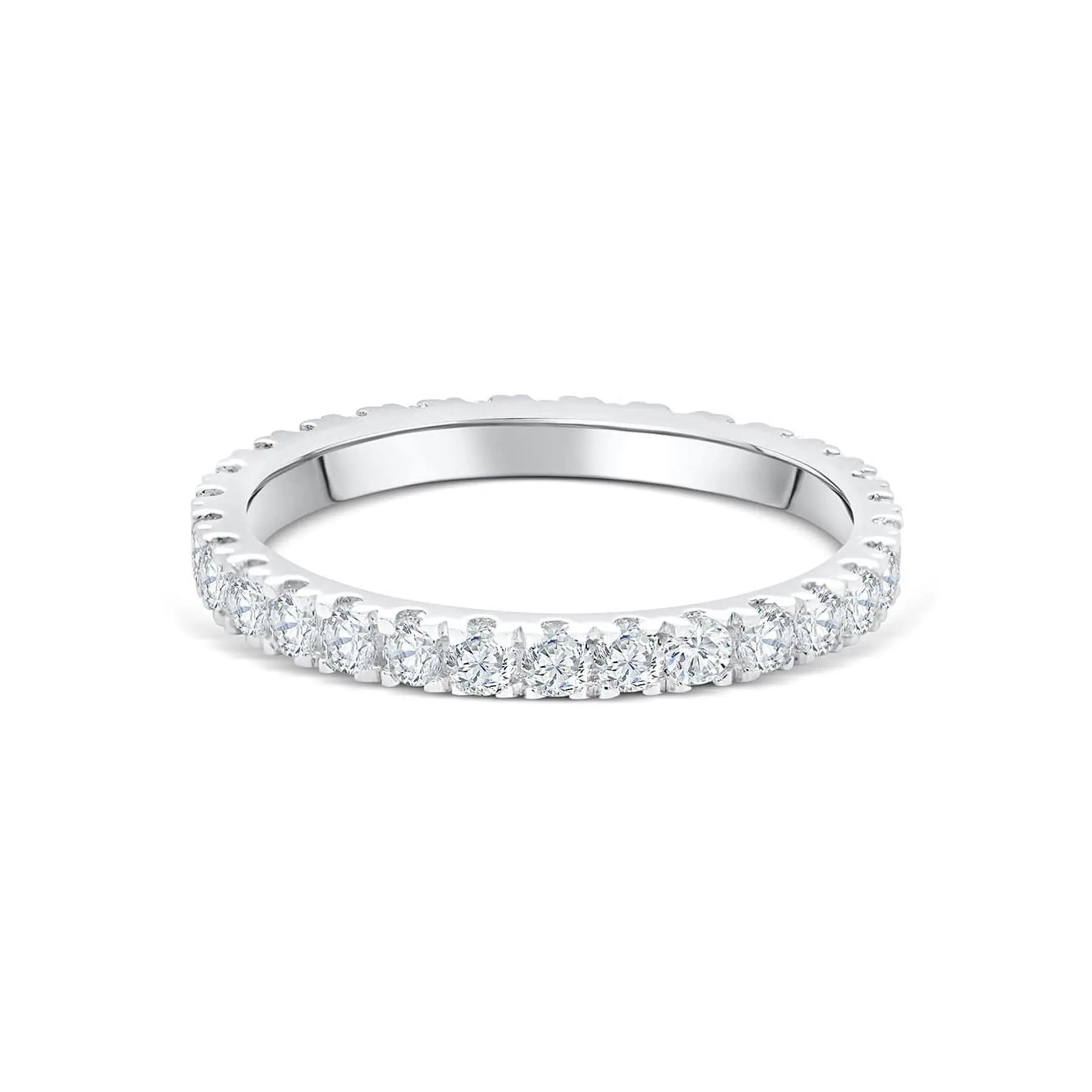 The Eternity | Modern Gents 925 Sterling Silver Band | Stackable Minimalist Ring